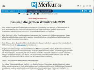 Merkur Artikel zur IMM 2019