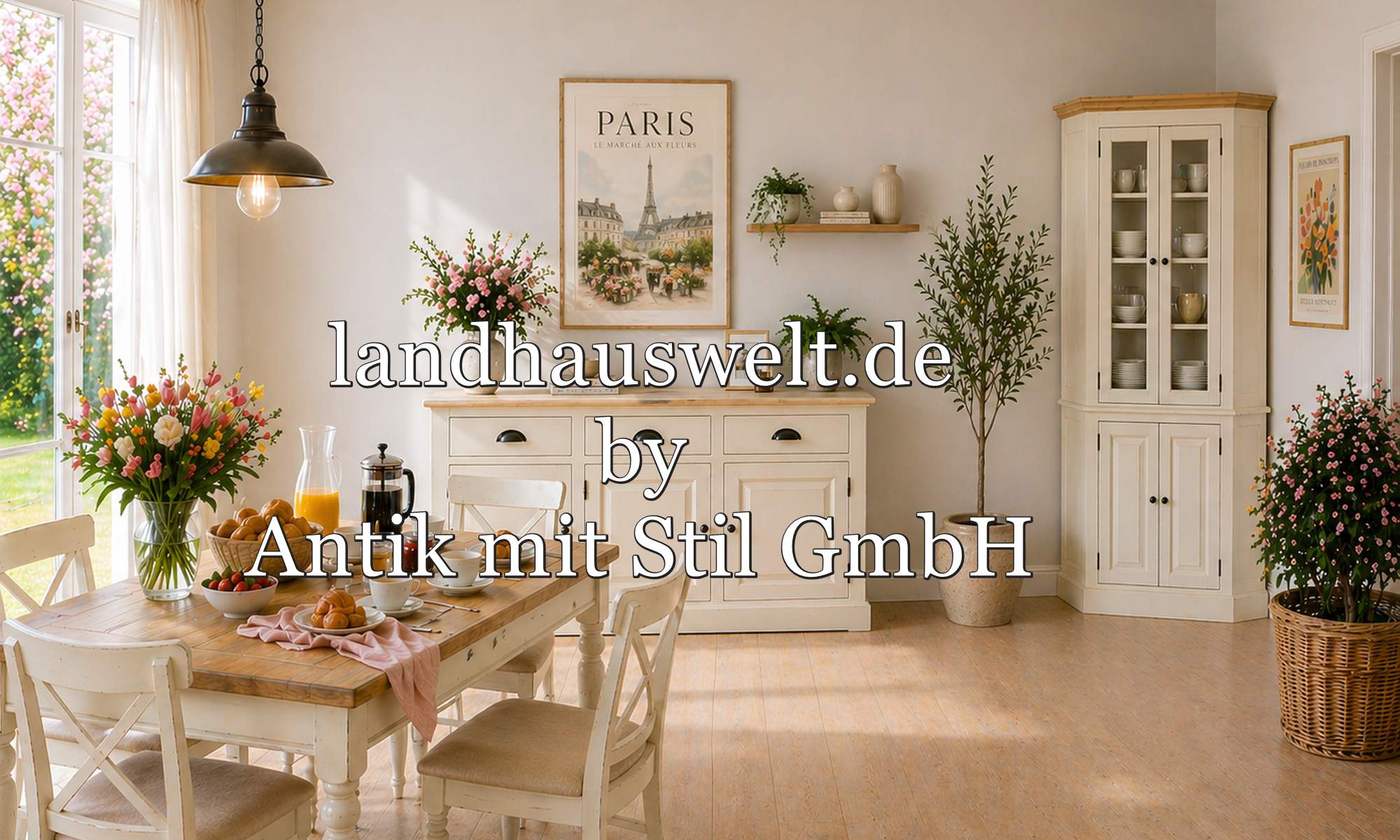 Homepage der Antik mit Stil GmbH - Banner